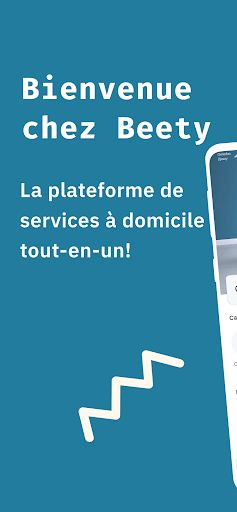 Android application Beety - Services à domicile screenshort