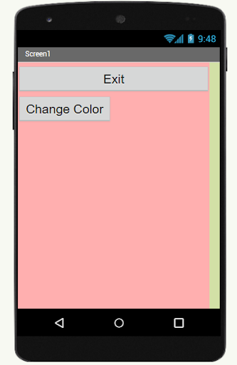change screen app color Screen 2