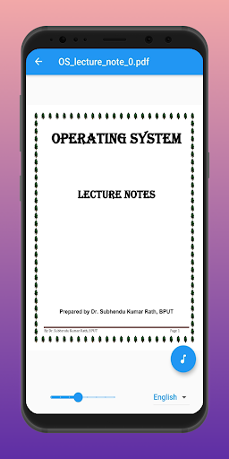 PDF Audio Book Screen 2