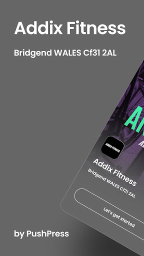 Android application Addix Fitness screenshort