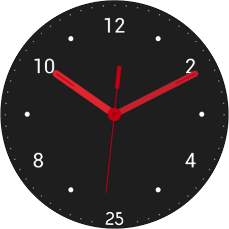 Android application Minimal Watch Face | WearOS screenshort