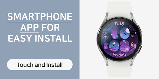 SpaceNumber Watchface Screen 2