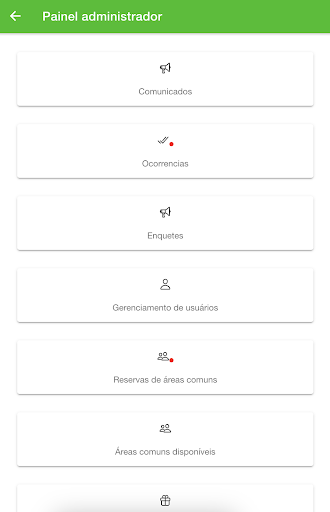 App Condômino Screen 2