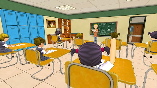 Stickman High School Girl- School Simulator Games Mod Apk 1.1 4