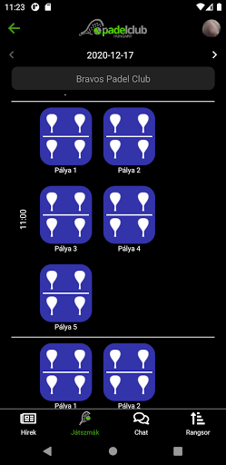 PadelClub Hungary Screen 2