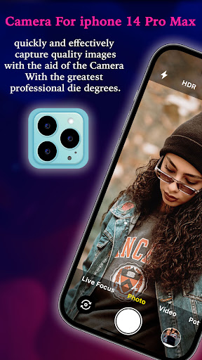 Android application Camera for Iphone 14 pro Max screenshort