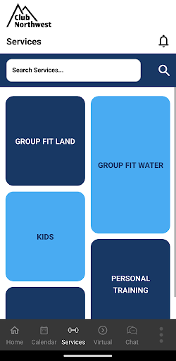 The Club Northwest App Screen 2