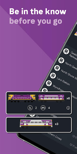 Android application V/Line screenshort