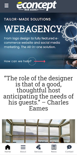 Android application eConcept screenshort