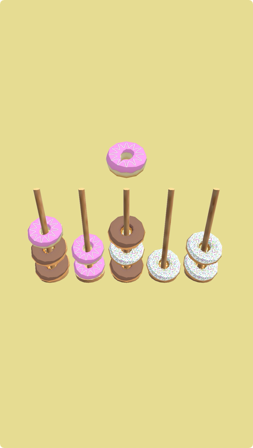 Donuts Sort Puzzle
