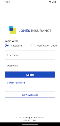 Android application Jones Insurance App screenshort