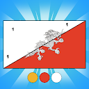 Flags Color By Number Book APK
