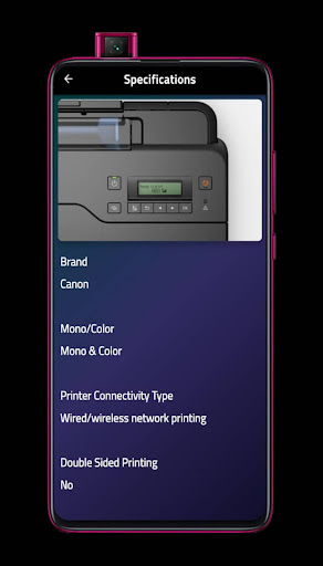 Canon G570 Ink Printer Guide Screen 3