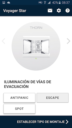 Vista previa de la aplicación