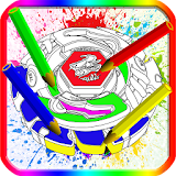 Coloring Spin Blade icon
