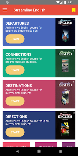 Android application Streamline English Listening screenshort