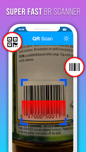 QR Code Reader Barcode Scanner Screen 2