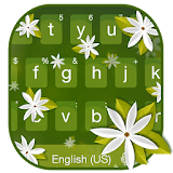 Jasmine Flowers Keyboard Theme icon
