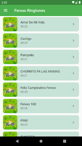 Ferxxo Ringtones Screen 3