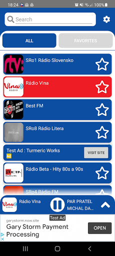 Android application Slovakia Radio Slovakian Radio screenshort