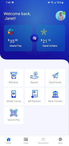 Island Pay Screen 2