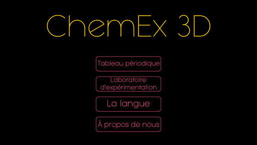 Aperçu de l'application