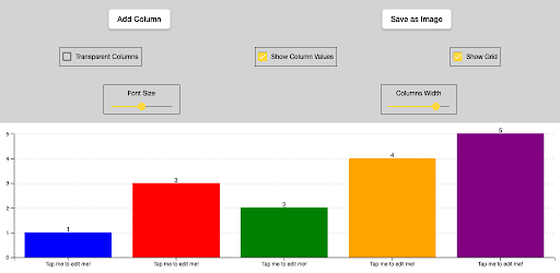 Easy Bar Chart Creator Screen 2