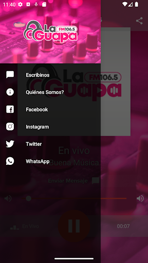 Fm La Guapa 106.5 Screen 2