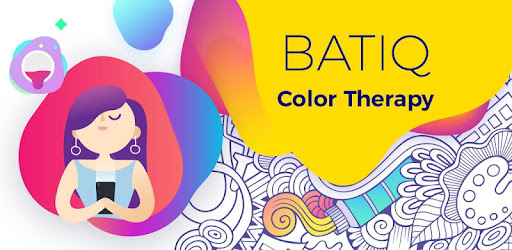 Batiq coloring book by number color therapy