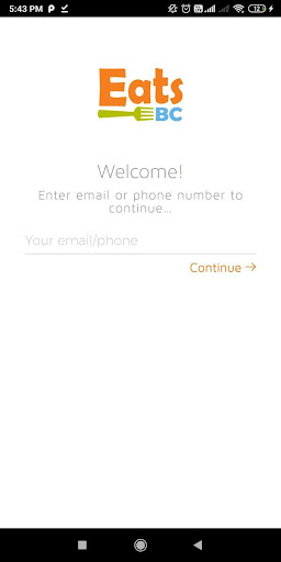 EatsBC Screen 2