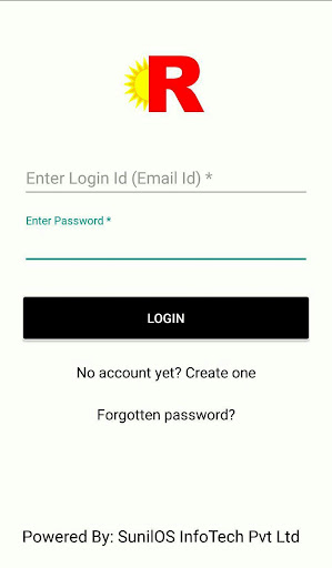 Android application SunilOS screenshort