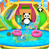 Water Park Cleaning icon