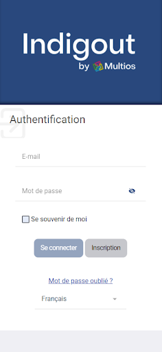 Android application Indigout screenshort