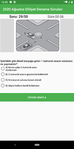 2020 Ehliyet Sınav Soruları