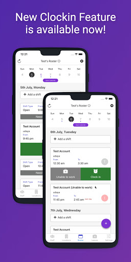 Get My Roster | Shift Planner Screen 3