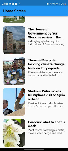 Blue news Screen 2