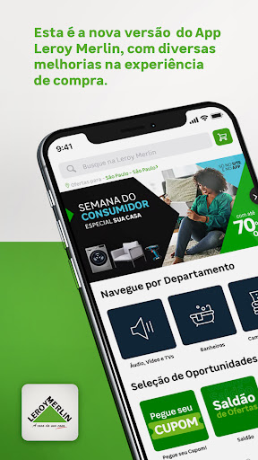 Android application Leroy Merlin Brasil screenshort