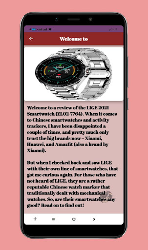 Lige Smart Watch ip67 guide Screen 3