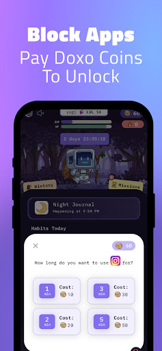 Android application Doxo AI: Dopamine Detox Coach screenshort