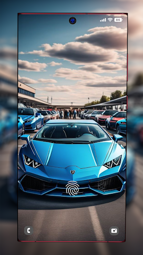Blue Car Wallpapers Screen 2