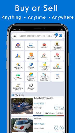 Android application Zurini Marketplace: Buy & Sell screenshort