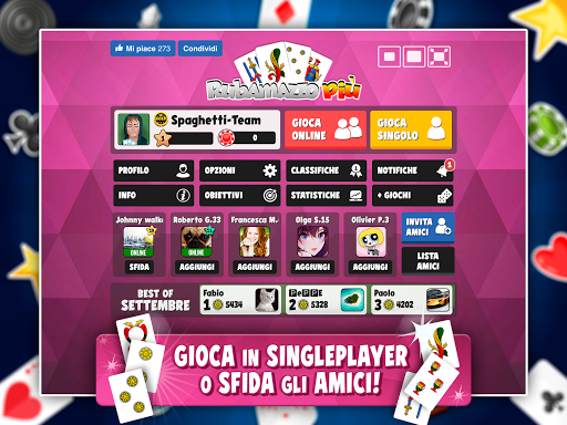 Rubamazzo Piu00f9 - Giochi di Carte Social 3.1.1 screenshots 8