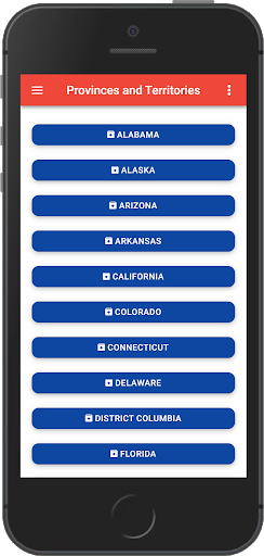 Android application DMV driving practice test 2023 screenshort