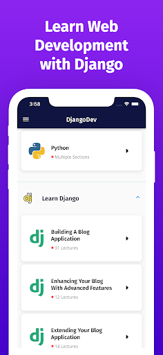 Screenshot of Learn Django 3 - DjangoDev PRO