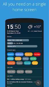 AIO Launcher v4.1.4 MOD APK (Premium/Unlocked) Free For Android 1