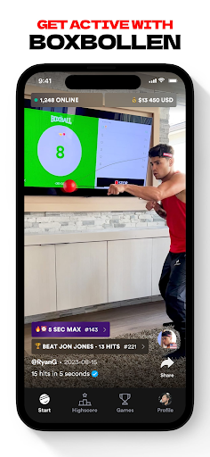 Android application Boxbollen screenshort
