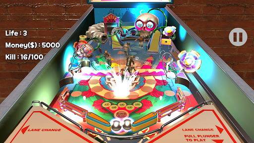 Android application Zombie Pinball screenshort