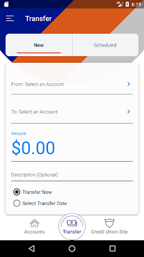 NMCU Mobile Banking Screen 2