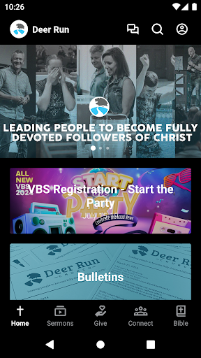 Android application Deer Run Church screenshort
