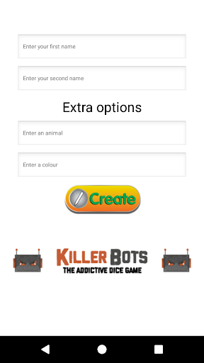 Name Generator Screen 2